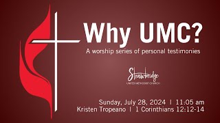 Sunday Worship 1105 AM  July 28 2024  Strawbridge UMC  Kingwood TX [upl. by Bernita]