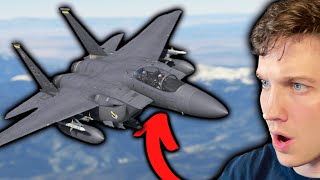 A FREE F15 in Microsoft Flight Simulator [upl. by Aymahs564]