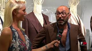 TAGLIATORE Interview with PINO LERARIO  Pitti 94 Firenze  Fashion Channel [upl. by Trauner]