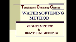 Part 3 Zeolite Process for Water Softening amp Related Numerical Problems [upl. by Aliuqahs]