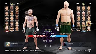 UFC 4  Full Roster All Fighter Visuals Ratings amp More EA Sports UFC 4 [upl. by Atwahs]