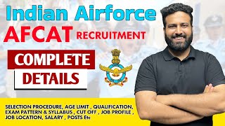 AFCAT Syllabus and Exam Pattern 2023 For AFCAT 1 2023  Marking Scheme  Learn With Sumit [upl. by Christiane]