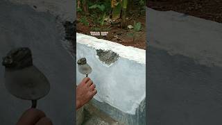 broken edge repair with sand and cement youtubeshorts shortvideo shortfeed [upl. by Warthman613]