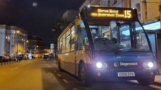 Soon to be withdrawn  Lovely Optare Solo 47307 GX06DYH on the 7 to Elvetham Heath 061223 [upl. by Aiuqram902]