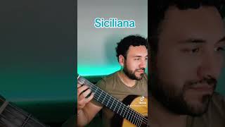 Siciliana  Mateo Carcassi guitarraclásica tecnicaeenguitarra método principiantes carcassi [upl. by Gesner]