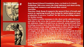 What is Body Room B？What vocal function does it serve？ [upl. by Desdee]