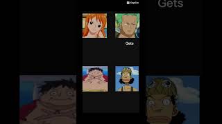 onepiece funny memes anime Luffy cant spell 😂😂 [upl. by Shalne399]