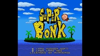 Super Bonk SNES OST  Shoot the Smiley Slowed  Reverb [upl. by Attolrac]