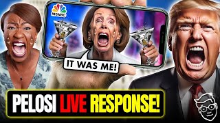 Pelosi Has UNHINGED MELTDOWN on LIVETV After LEAKED Video Proving Shes Responsible for January 6th [upl. by Erodoeht]