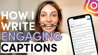 How To Write Great Captions To Increase Engagement  Instagram Caption Writing Tips amp Examples [upl. by Atnwahs]