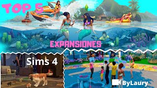 Top 5 MEJORES expansiones🎮✔  SIMS 4 [upl. by Sirrah867]