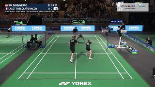 Match point  Kolding  Werge vs Lalot Trescarte  Jacob  XD SF  Luxembourg Open 2024 [upl. by Car]