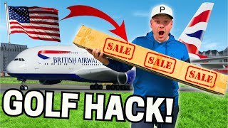 Buying INSANE DISCOUNT Golf Clubs  STICKING IT TO THE AIRLINES [upl. by Norrag947]