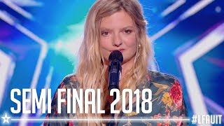 Déborah Biver  Semi final  Frances got talent 2018 [upl. by Matejka]