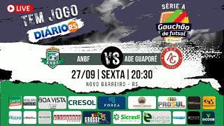 GAUCHÃO SÉRIE A DE FUTSAL 2024  ANBF X AGE [upl. by Nitsed]