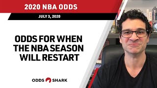 Betting Odds for When the NBA Season will Start [upl. by Grata]