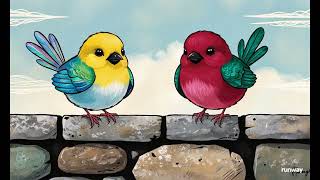 Two little dicky birds rhymes [upl. by Fronniah]