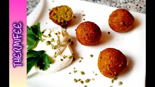 FALAFEL  Kichererbsenbällchen  super easy  Thermomix® TM6  Thermifee® [upl. by Wj824]