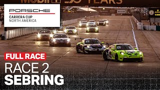 Porsche Carrera Cup North America 2024  Race Two  Sebring International Raceway [upl. by Sucrad]