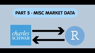 Charles Schwab Trader API amp R  Misc Market Data Wrappers [upl. by Sydney]