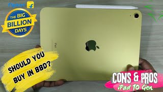 Should You Buy iPad 10th Generation in Big Billion Days 2024 Flipkart My experience with iPad 10 [upl. by Akinek52]