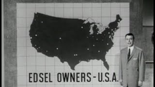 Incredible Edsel 1950s Classic Car Commercials  rare vintage entertainment [upl. by Nnaylrebmik]