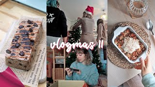 🎅 Bizcocho proteico al micro Decoro con mis hermanas Cesta de Navidad Apple crumble l VLOGMAS 11 [upl. by Eenahc]