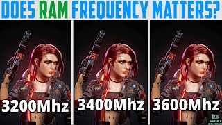 Ryzen 5 5600G Does RAM Frequency Matter 3200MHz vs 3400MHz vs 3600MHz [upl. by Ariuqahs456]