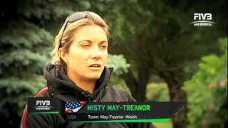 Interview with Misty MayTreanor about Beach Volleyball [upl. by Anyat865]