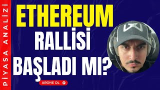 ETHEREUM YÜKSELİŞİ BAŞLADI MI  ALTINDAKİ KRİTİK HEDEF [upl. by Adnimra]