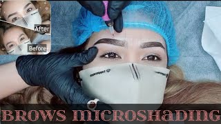 BROWS MICROSHADING PROCESS MASAKIT BA WAS IT WORTH IT [upl. by Wollis]