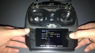 RadioLink AT9 setup for a quadcopter 4K [upl. by Urdna]