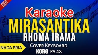 MIRASANTIKA KARAOKE dangdut Rhoma Irama [upl. by Aciamaj715]