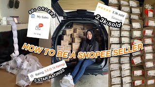 HOW TO BE A SHOPEE SELLER IN 15 MINUTES  stepbystep tutorial [upl. by Nylitsirk]