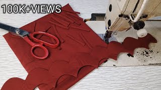 Amazing Trouser Design Using Cutwork And Sewing Tips 2024 [upl. by Florinda]