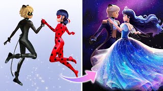 🐞 Miraculous Ladybug Glow Up Transformation into Royalty  Miraculous Speededit [upl. by Meggie]