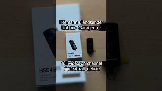 Hörmann Handsender Unbox  Garagentor meatballdeluxe [upl. by Aterg946]