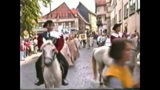 Quedlinburg  Festumzug 1000 Jahre Münz u Zollrecht 1994 [upl. by Einnep157]