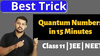 Quantum Numbers Chemistry Class 11 Trick for Quantum Numbers  Structure Of Atom  Bharat Panchal [upl. by Gaynor]