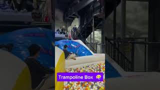 Jumping On The Trampoline  trampolineskills trampolineexercise fun funny Water Park Fun [upl. by Dew]