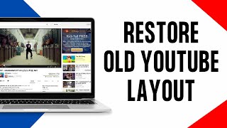 How to Restore Old YouTube Layout  Change YouTube Layout 2024 [upl. by Tatianas]