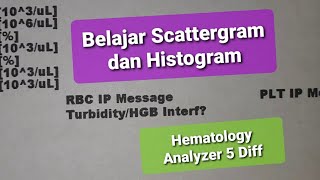 Belajar Baca Histogram dan Scattergram Hematology Analyzer 5 Diff bagian 2 Full [upl. by Nemaj309]