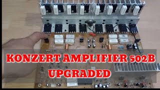 KONZERT AMPLIFIER 502B UPGRADED [upl. by Oilime746]