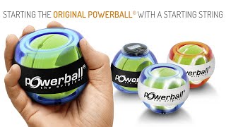 Starting the Original Powerball® hand trainer with a starting string [upl. by Oivat38]