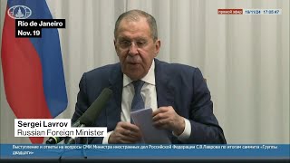 Russia Does Not Want to See a Nuclear War Lavrov Says [upl. by Kristan554]