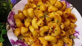 Indian style macaroni pasta recipe  macaroni recipe  macaroni pasta  tasty macaroni pasta [upl. by Nesrac]