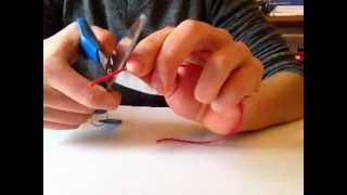 How To Strip A Wire With Scissors [upl. by Yenroc]