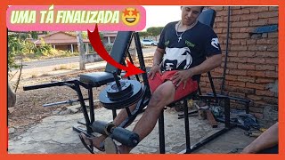 💥 CADEIRA EXTENSORA COM MESA FLEXORA PARTE ✌️ [upl. by Enuahs]