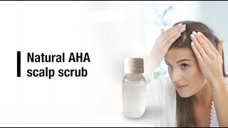 Natural AHA scalp scrub [upl. by Hsirrehc]