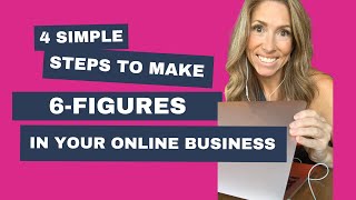 4 Simple Steps to Build a 6Figure Online Business [upl. by Riobard618]